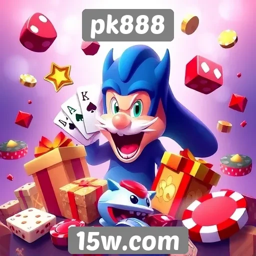 Variedade de jogos disponíveis no pk888